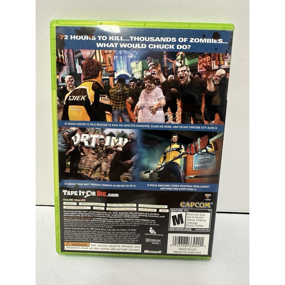 Dead Rising 2 (Microsoft Xbox 360, 2010) Tested - Picture 2 of 3